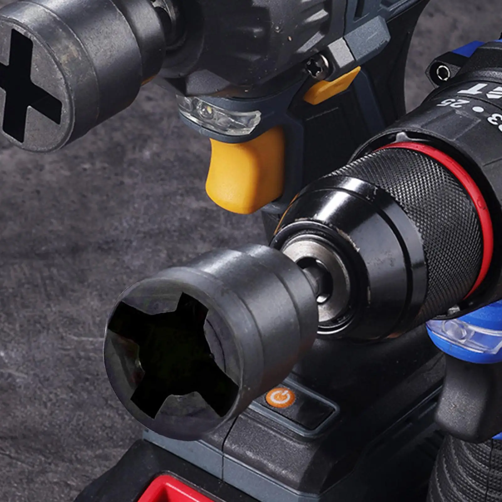 Trailer Jack Drill Adapter Rv Stabilizer Jack Drill Adapter Heavy-Duty Tool Change Converter Rust-Resistant Accessories for Auto