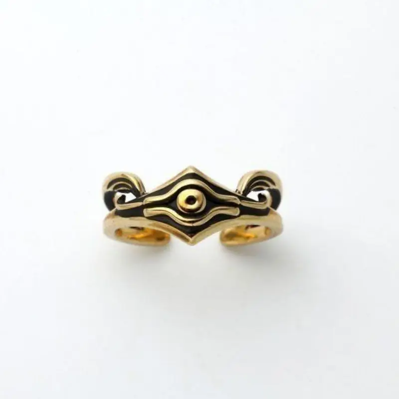 Cosplay Ring Anime Game Yu-Gi-Oh! Seto Kaiba Adjustable Opening Rings Jewelry Halloween Party Accessories