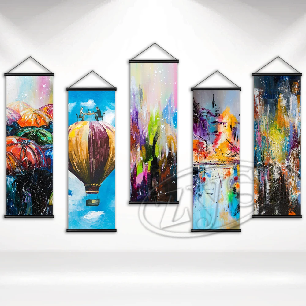 

Wall Painting Abstract HD Print Home Watercolor Posters Canvas Classic Artwork Modular Picture Hanging Scrolls Room Decoration