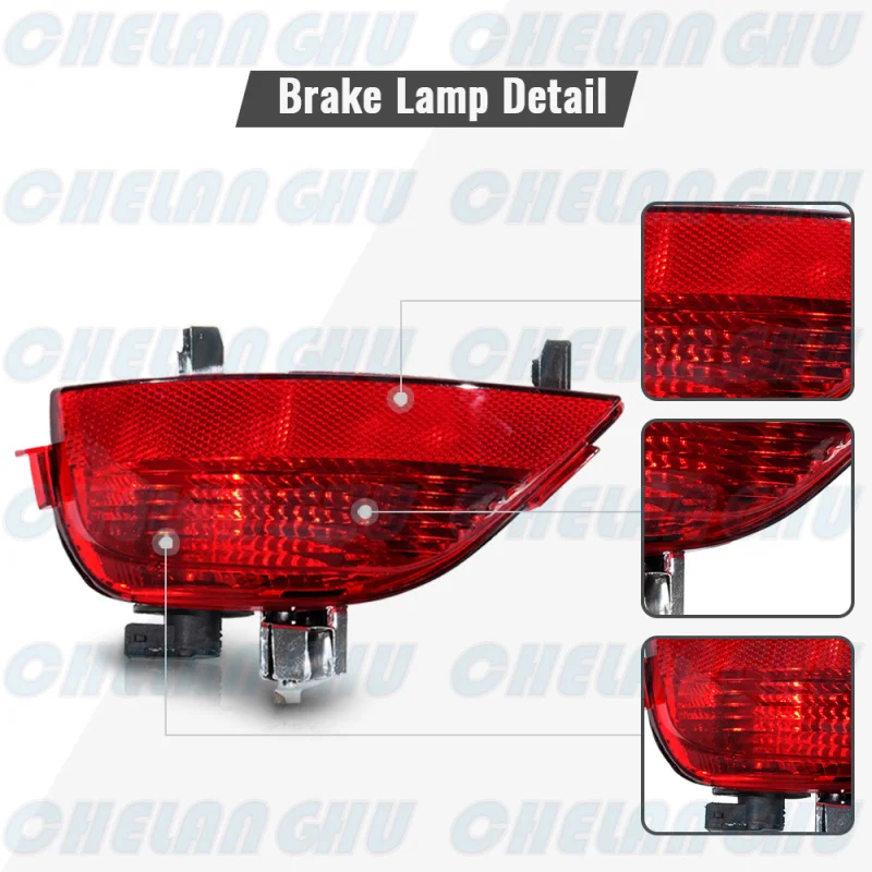 For Renault Symbol MK3 Facelift Left Side Rear Bumper Light Reflector Car accessories 265854470R