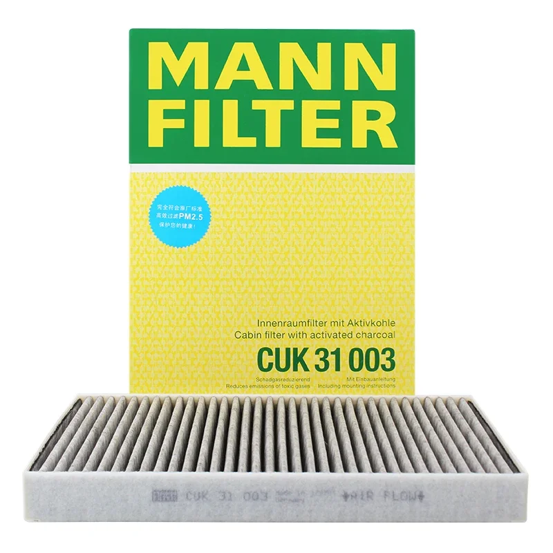 

MANN FILTER CUK31003 Cabin Filter For PORSCHE Cayenne VW Touareg AUDI A4 A5 A6 A7 A8 Q7 Q8 BENTLEY Bentayga 8WD819439 4M0819439A