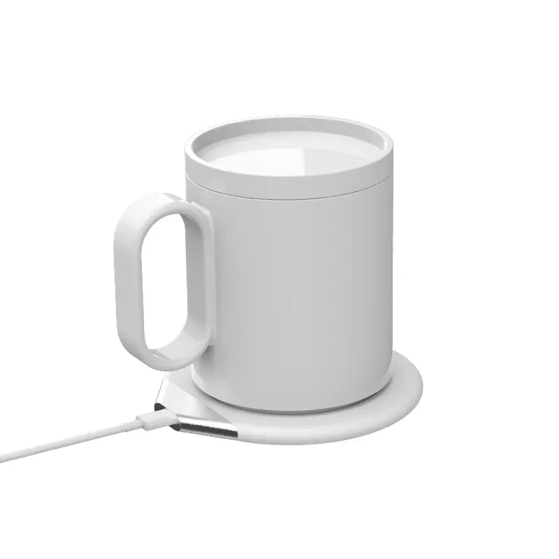 Coffee Mug With Electric Thermal Cup Base USB Color - متجر اختياري