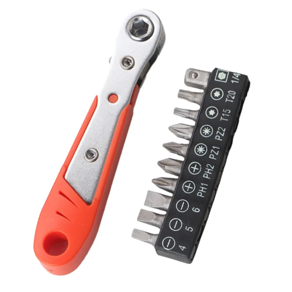 

Efficient Hex Ratchet Wrench Quick Rotation for Easy Operation High density Gears and Strong Magnetic Screwdriver Bits