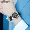 SANDA 6062 Luxury New Ms. LED Digital Sport Watch Fashion Casual Women Girl Military 50M Waterproof Quartz Ms. Wristwatches 5