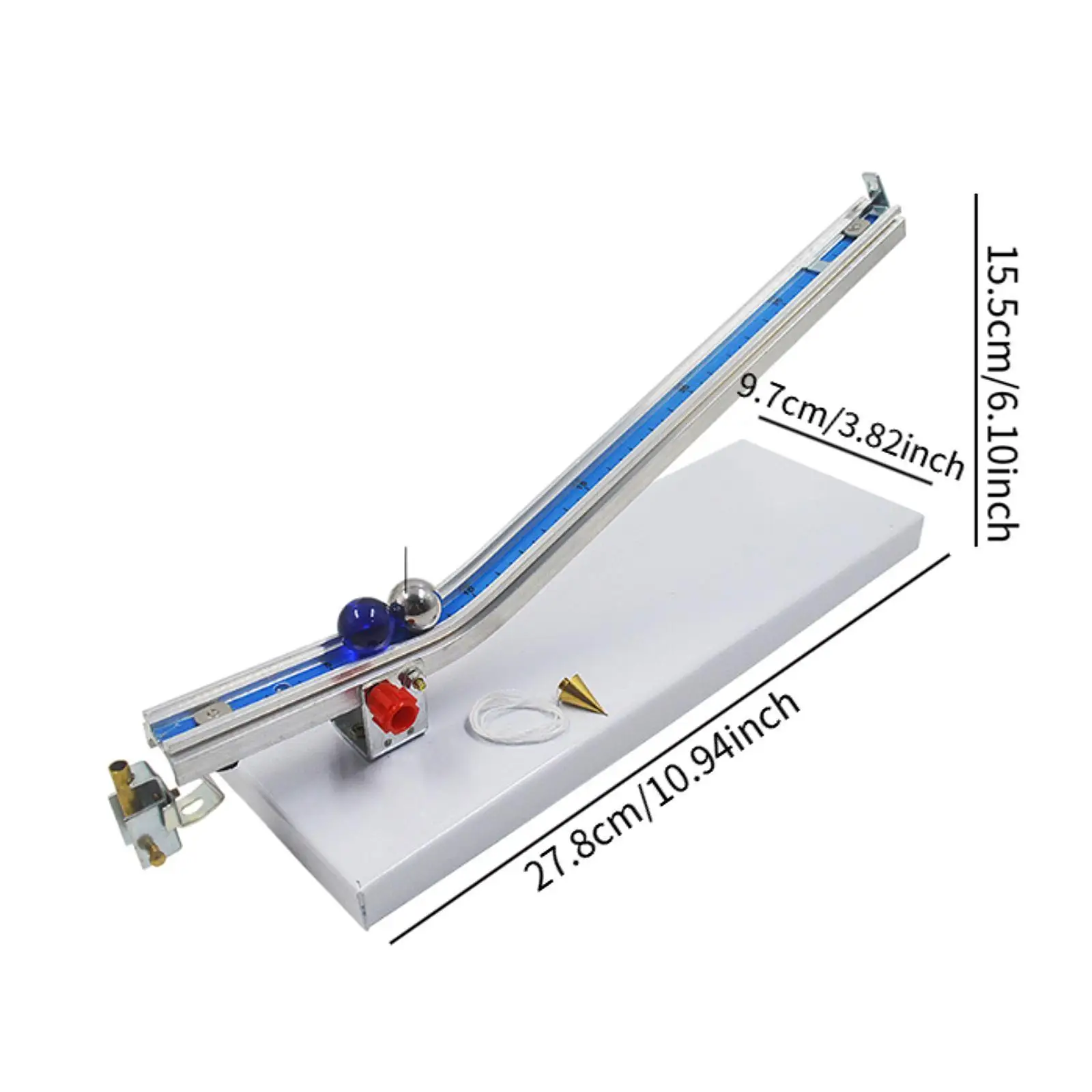 Collision Motion Experiment Apparatus Experiment Toy Physics Set Teaching Equipment for Home School Students Teachers