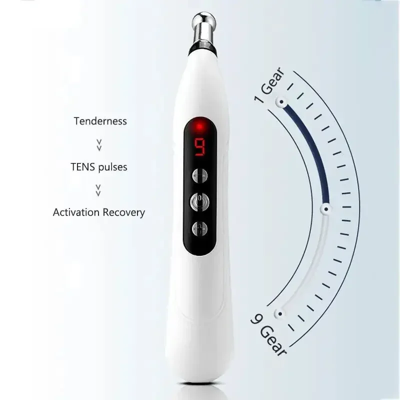 

Professional EMS Muscle Electrostimulator Physiotherapy Tens Machine Body Massager + Electronic Acupuncture Energy Massage Pen