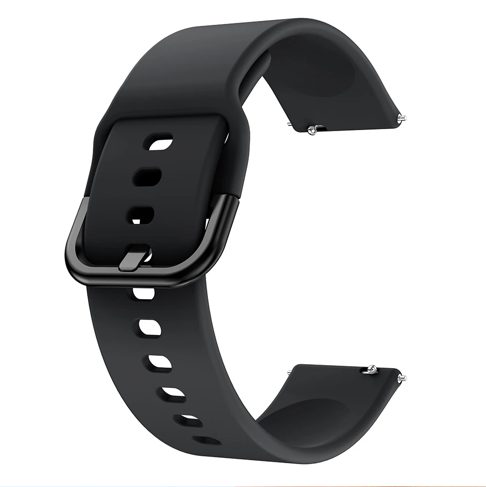 Premium Silicone Watch Band - 20mm/22mm Adjustable Strap, Universal Fit