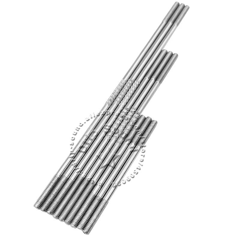 5pcsM2M25M345mm75mm100mmMetalPushpullRodConnectionShaft