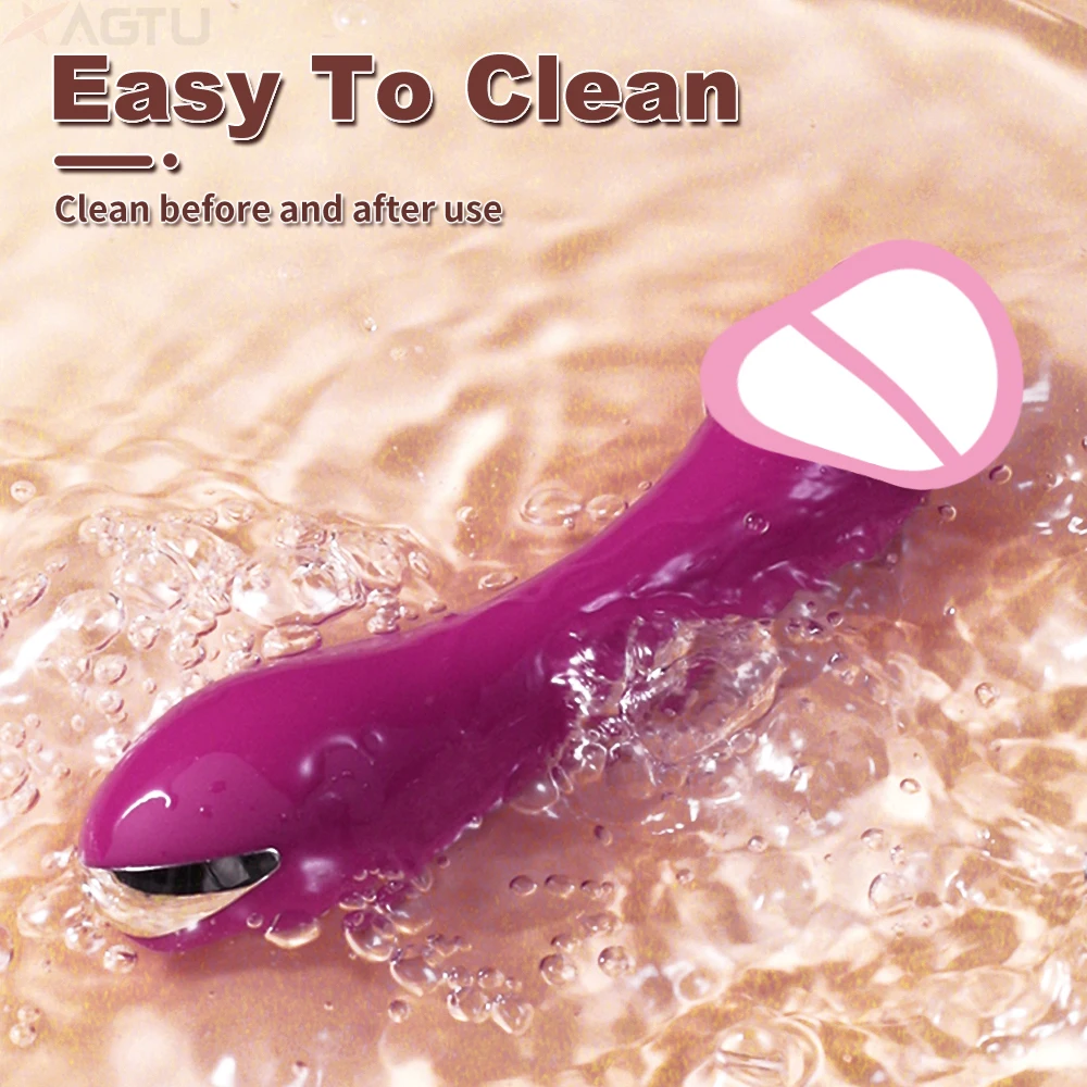Rabbit Vibrator Mit Teleskop-stoßfunktion Für Damen_voghion.com