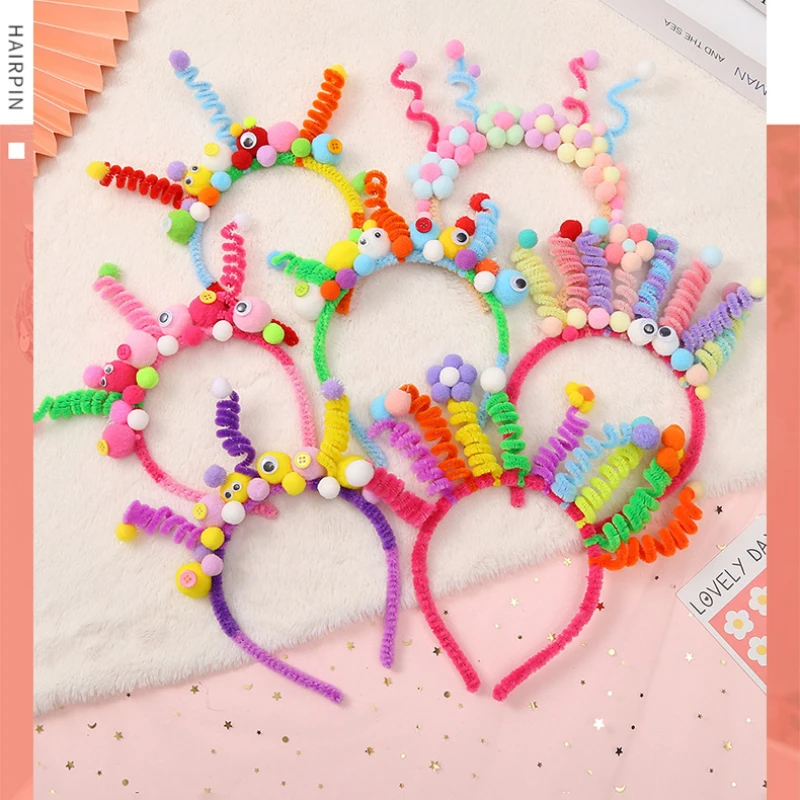 Girls Hairbands Birthday Number 1-9 Headwear Color Torsion Bar Creative Children's Hair Accessories Photo Prop Party Headbands