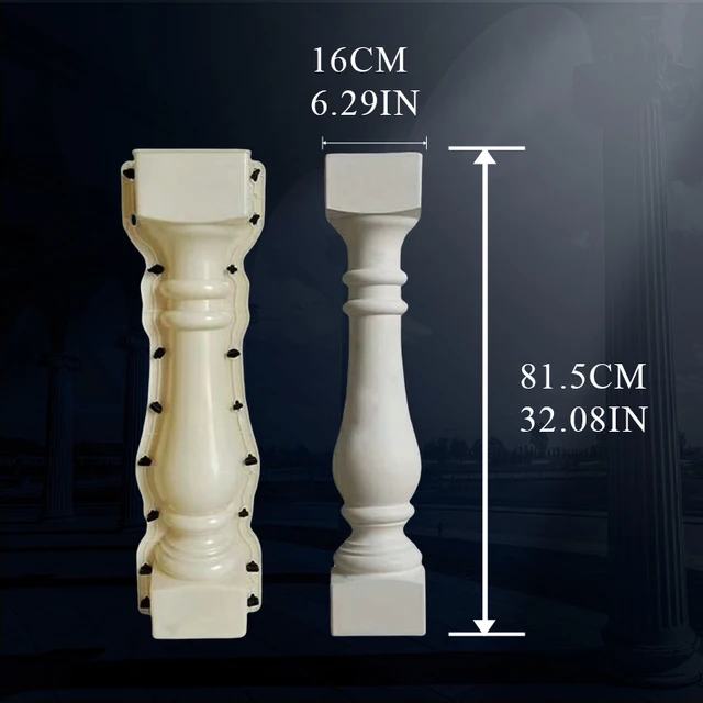 Erkély Beton Penész -Építő Váza Oszlop Bulaster Korlát Cement Védőgát Előre Gyártott Erkélykorlátozó - Image 5