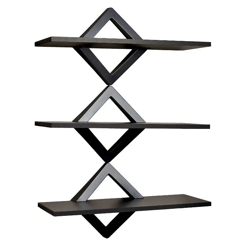 

40" x 27.5" Three Tier Diamonds Shelving System