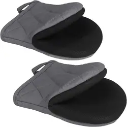 Heat - Resistant Silicone Oven Gloves for Cooking, Baking, BBQ, and Grilling (1 pair)