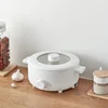 Electric Cooking 3L Pot Multifunction Mini Household Egg Omelette Pancakes Electric Fried Steak Frying Pan Non-Stick Slow Cooker 1