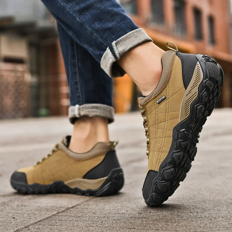

Spring and Autumn Men's Shoes Genuine Leather Men Sports Shoes Casual Shoes Brand Outdoor Comfort Flat Shoes Fashion Men's Shoes
