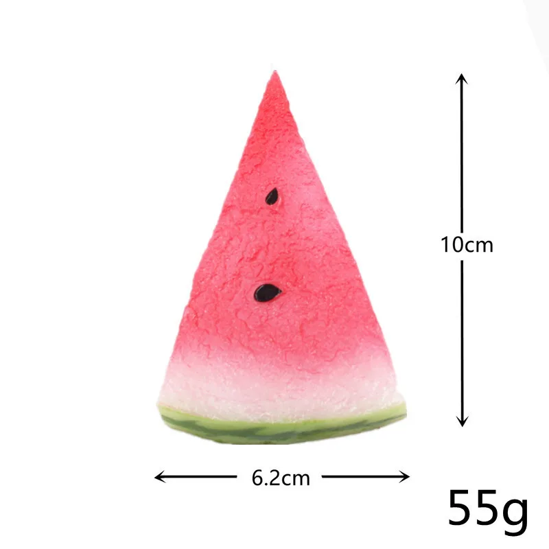 Simulated Watermelon Skin Fake Watermelon Slices Fake Fruit Slices Food Model for Restaurant Decoration Shoot food model food photography props