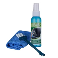 1 Set Brush Cloth Liquid High Qulity Screen Cleaning Kit for LCD TV Tablet Phone Pad Laptop Computer Camera Lens Cleaner 1