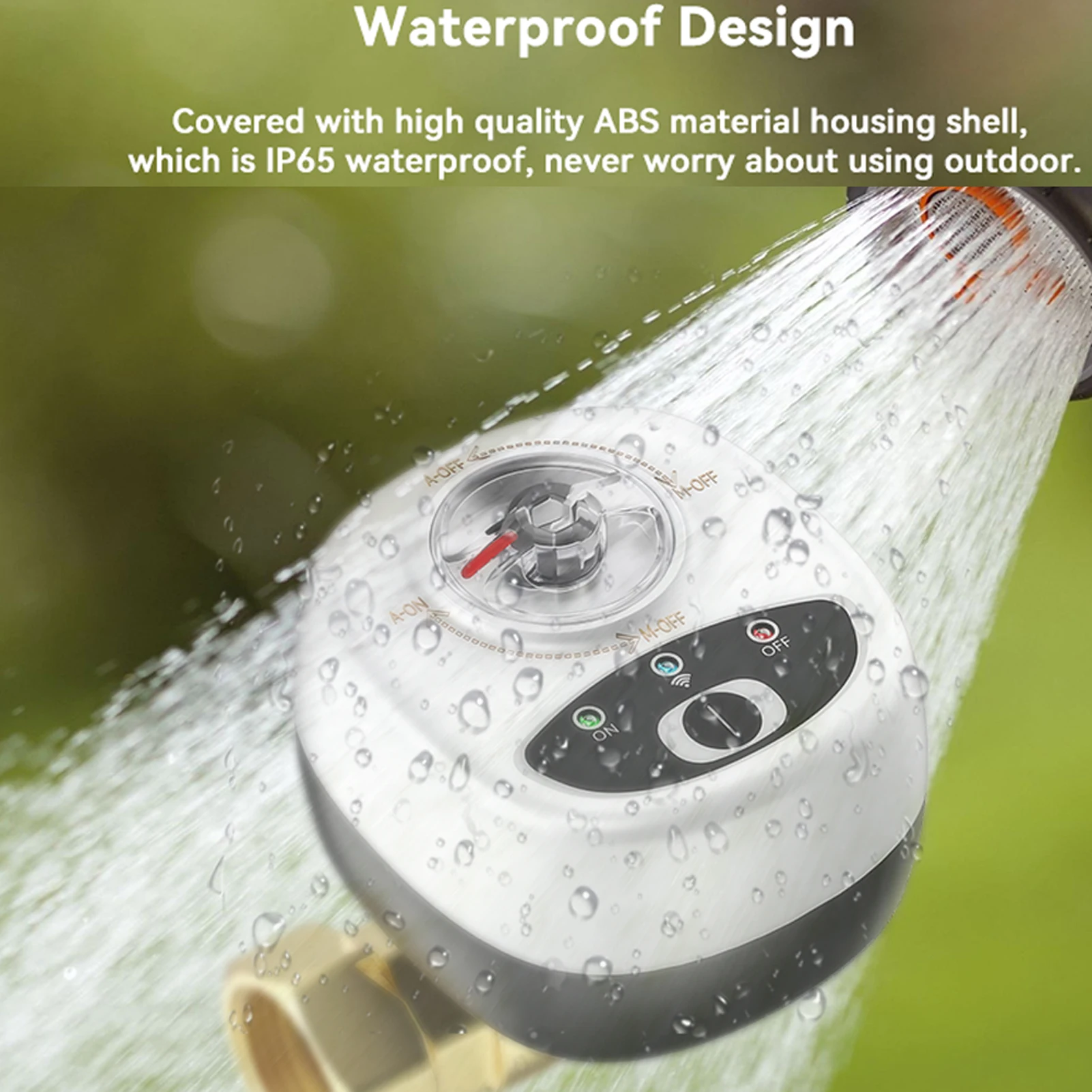 Watervalve Automatic Switch Intelligent Ballvalve IP65 Waterproof Rating Wireless Remote APP Control Compatible Alexa Google