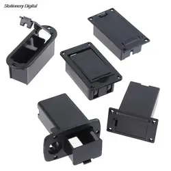 Active Bass Guitar Pickup 9V Battery Boxs 9 volts Battery Holder/Case/Compartment Cover Plug and Cable Contacts