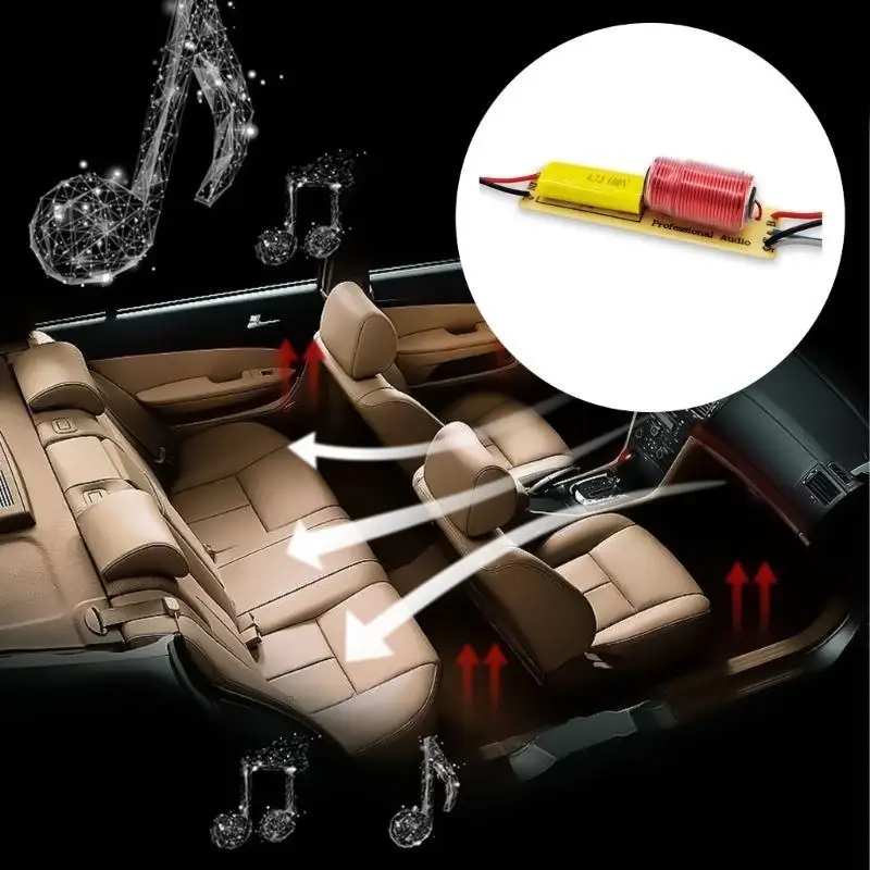 R53C Lautsprecher-Frequenzteilerplatine, 2-Wege-Höhen-/Bass-HiFi-Sound-Crossover-Filter – Detail 9