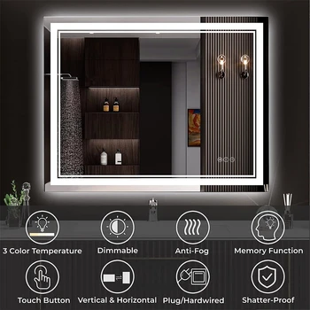 Wisfor LED Bathroom Mirror 5