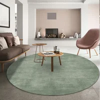 Nordic Style Living Room Decoration Round Carpet Home Decor Large Area Carpets Non-slip Floor Mat Minimalist Rugs for Bedroom 2