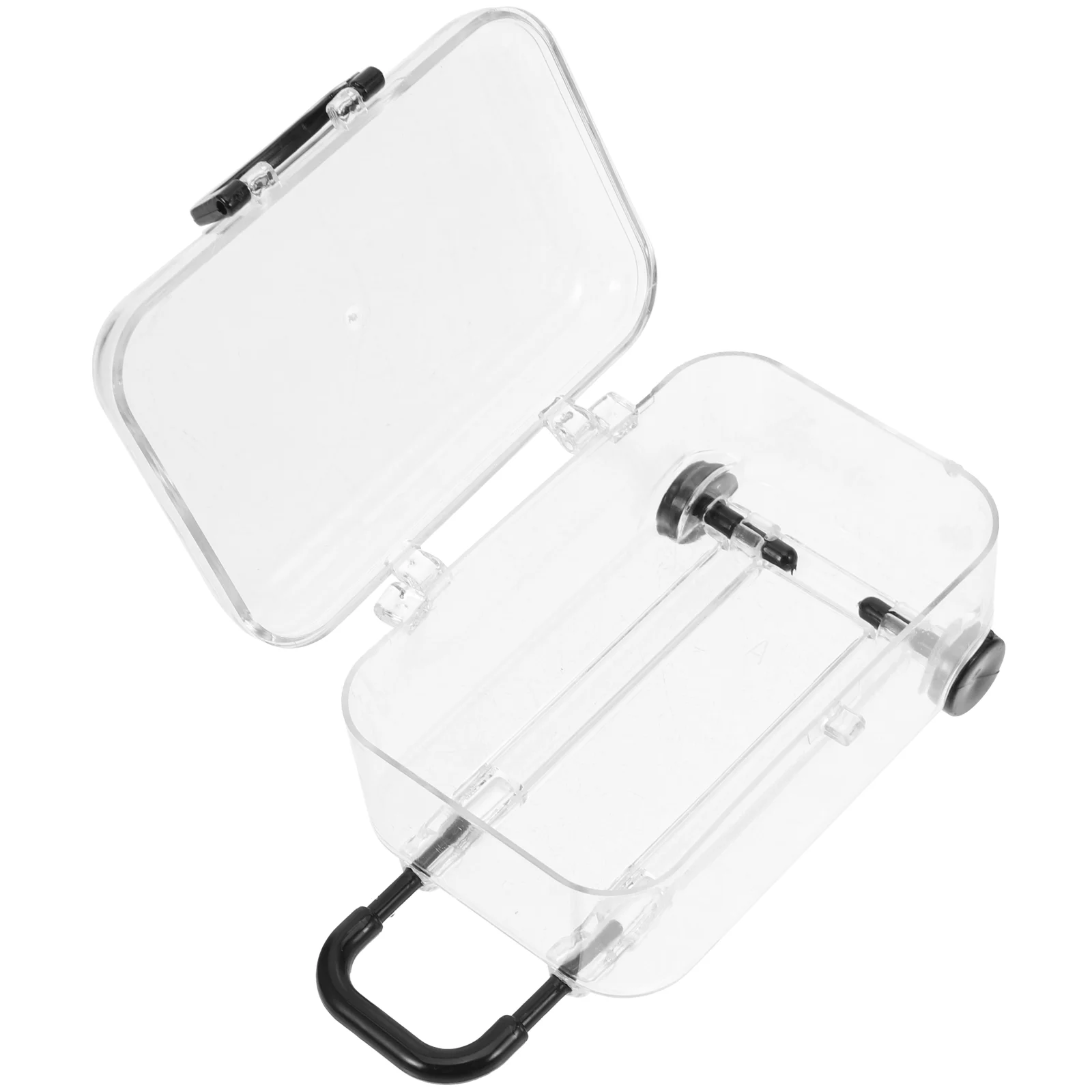 

Кукольный домик, чемодан, декоративная модель для путешествий, миниатюрный чемодан, пластиковый аксессуар, украшение, микро-сцена