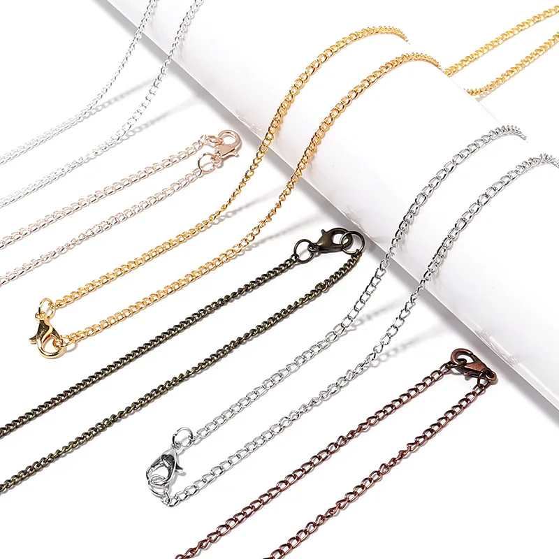 Cadenas De Pulsera Para Hacer Joyas - 30 Unidades, Cierre De Palanca, Color Oro Rosa