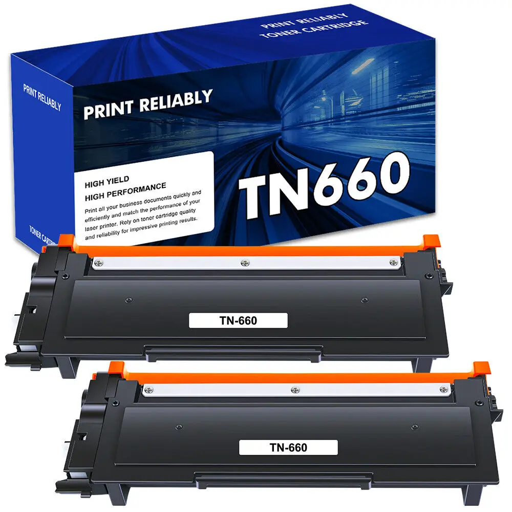 цена 2PK TN660 Compatible With Brother TN-660 Toner Cartridge HL-L2340DW HL-L2380DW