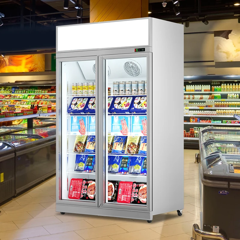 Economical Low Noise Fridge Double Door Freezer Eco-Friendly Freezing Refrigerator Inverter Cooler for Commercial Kitchens - Image 3