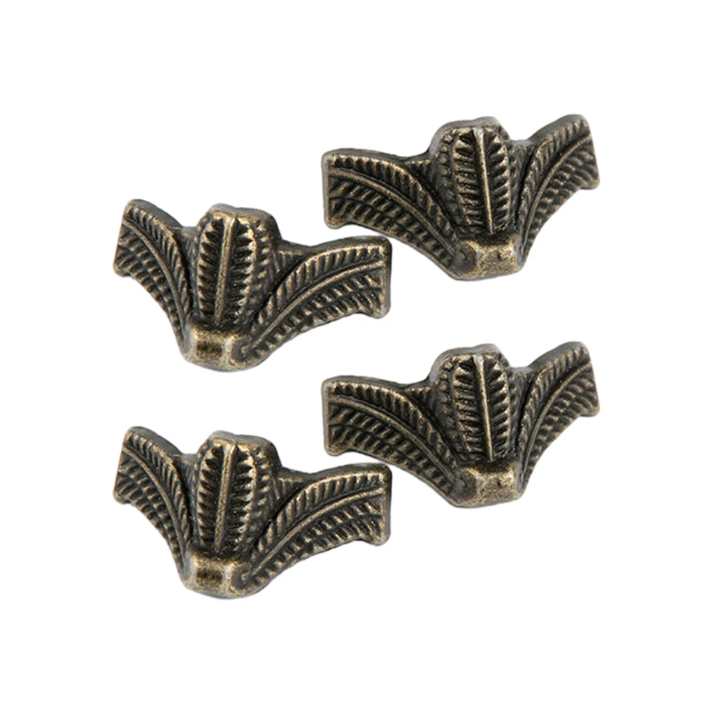 

4 шт., антискользящие Угловые ножки из цинкового сплава