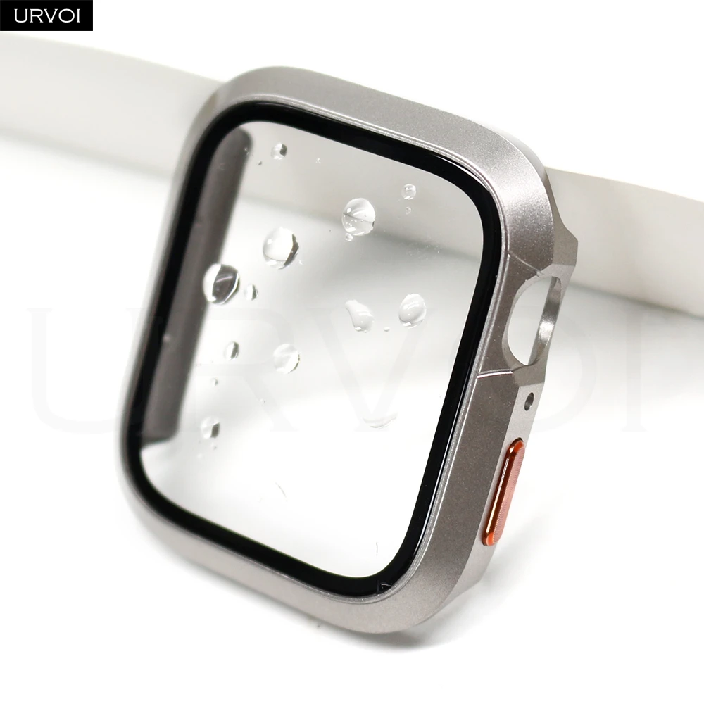 URVOI Protective Apple Watch Case with Tempered Glass Film and Anti-Scratch Bumper