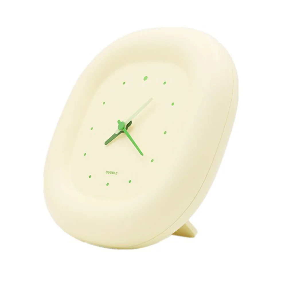 

Simple Clock for Bedroom Portable Bubble Wall Clock Silent Desktop Clock ABS Material Infuse Beauty into Your Space