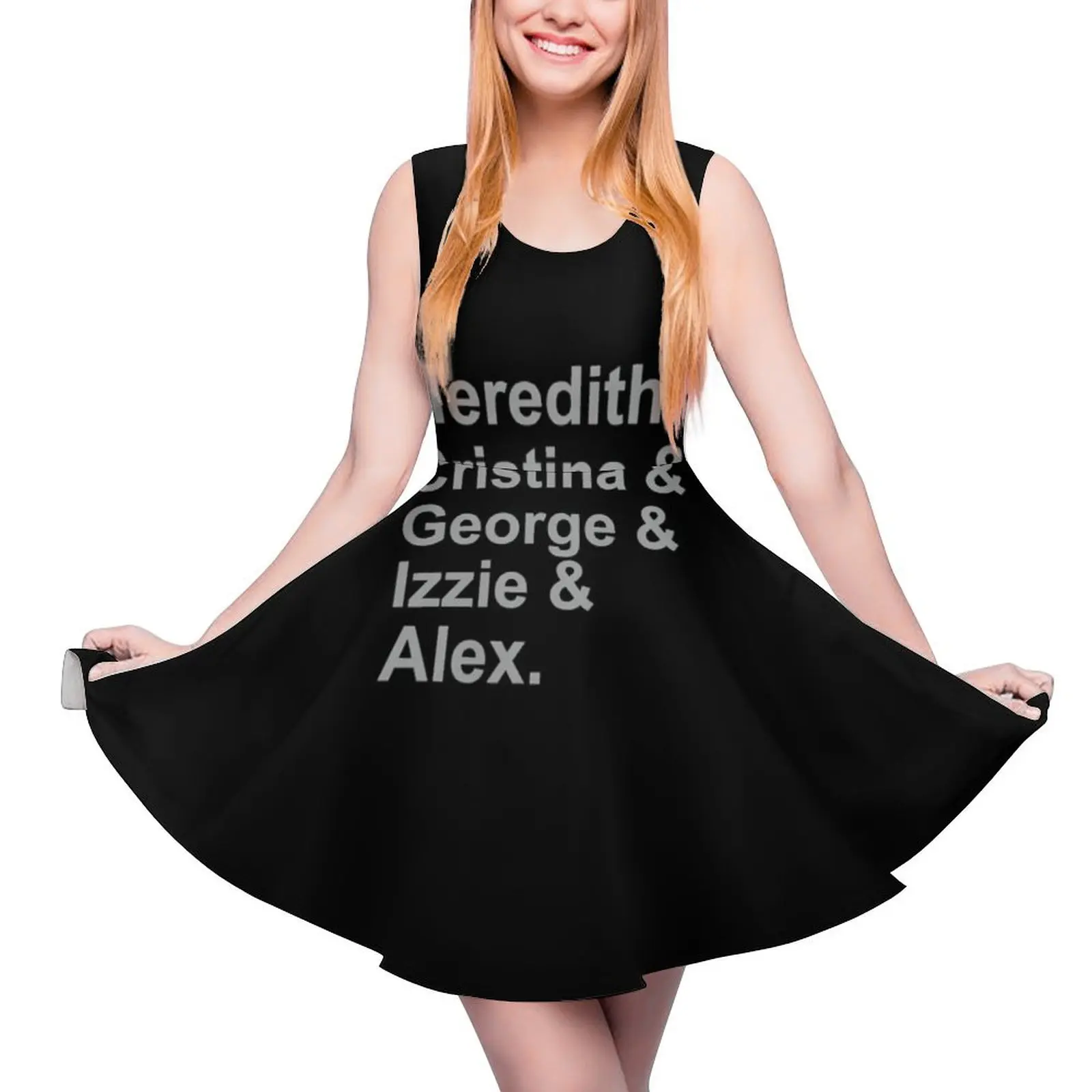 Grey&x27;s Squad Classic Sleeveless Dress elegant and pretty womens dresses Dance dresses dresses korean style