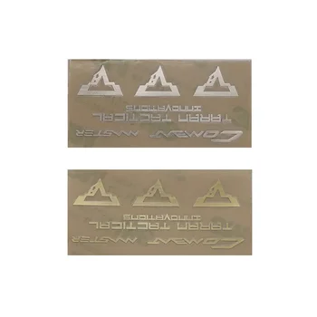 1 pz pistola giocattolo modifica decorativa accessori TTI G34 etichetta adesiva tattica in metallo adesivi autoadesivi fai da te