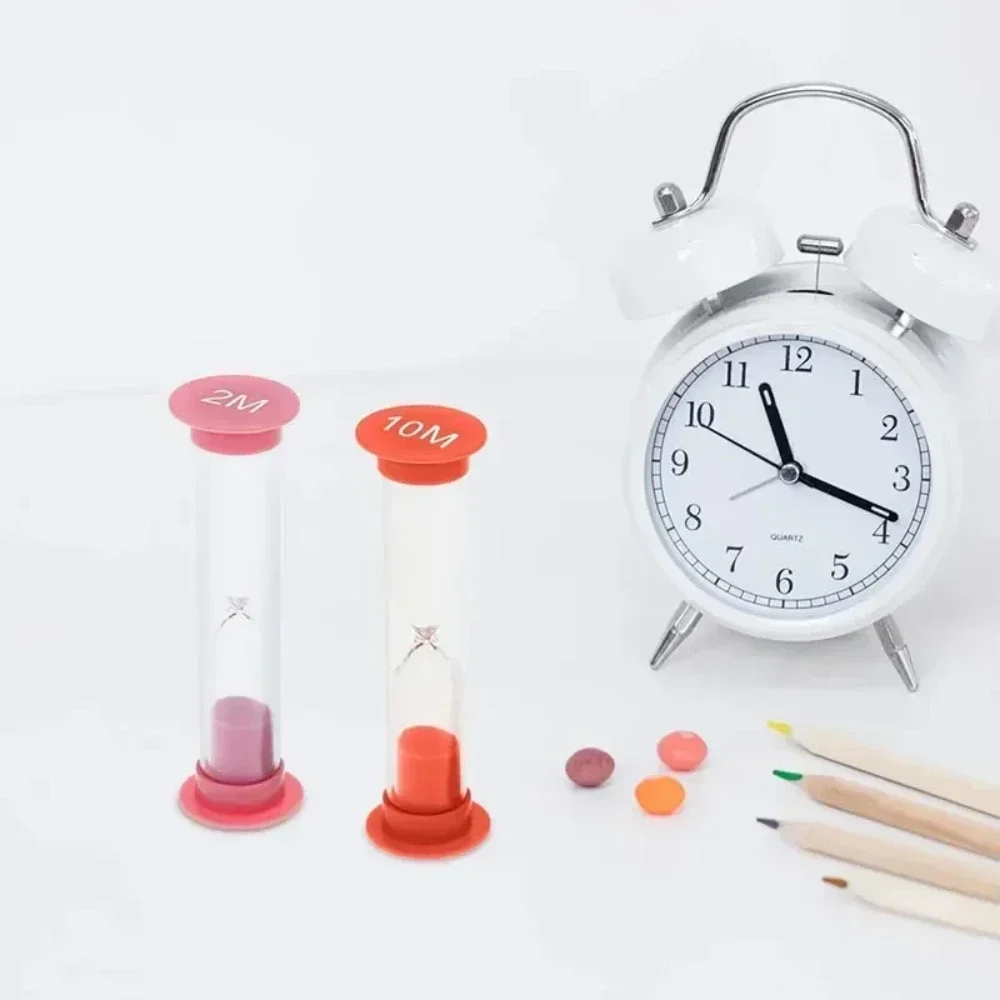 6 Pieces/set Sand Clock Hourglass 30S 1 2 3 5 10 Minutes Ornaments Home Children Gift Decoration Timer Clocks Decor Garden sand timer liquid hourglass timer colored hourglass