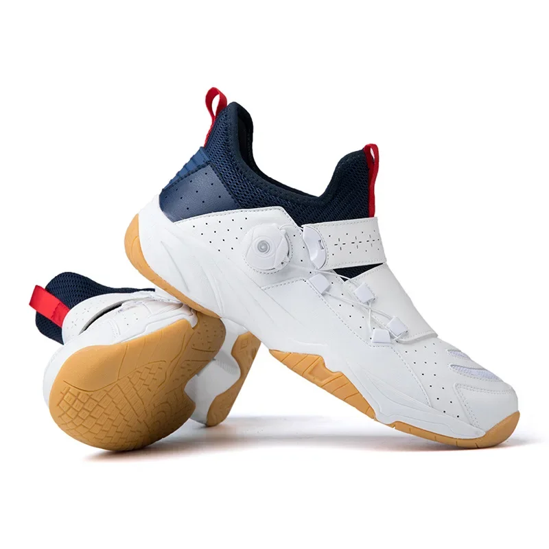 New Breathable Badminton Shoes for Couples Men's Training Tennis Shoes Anti-slip Wear-resistant Sports Competition
