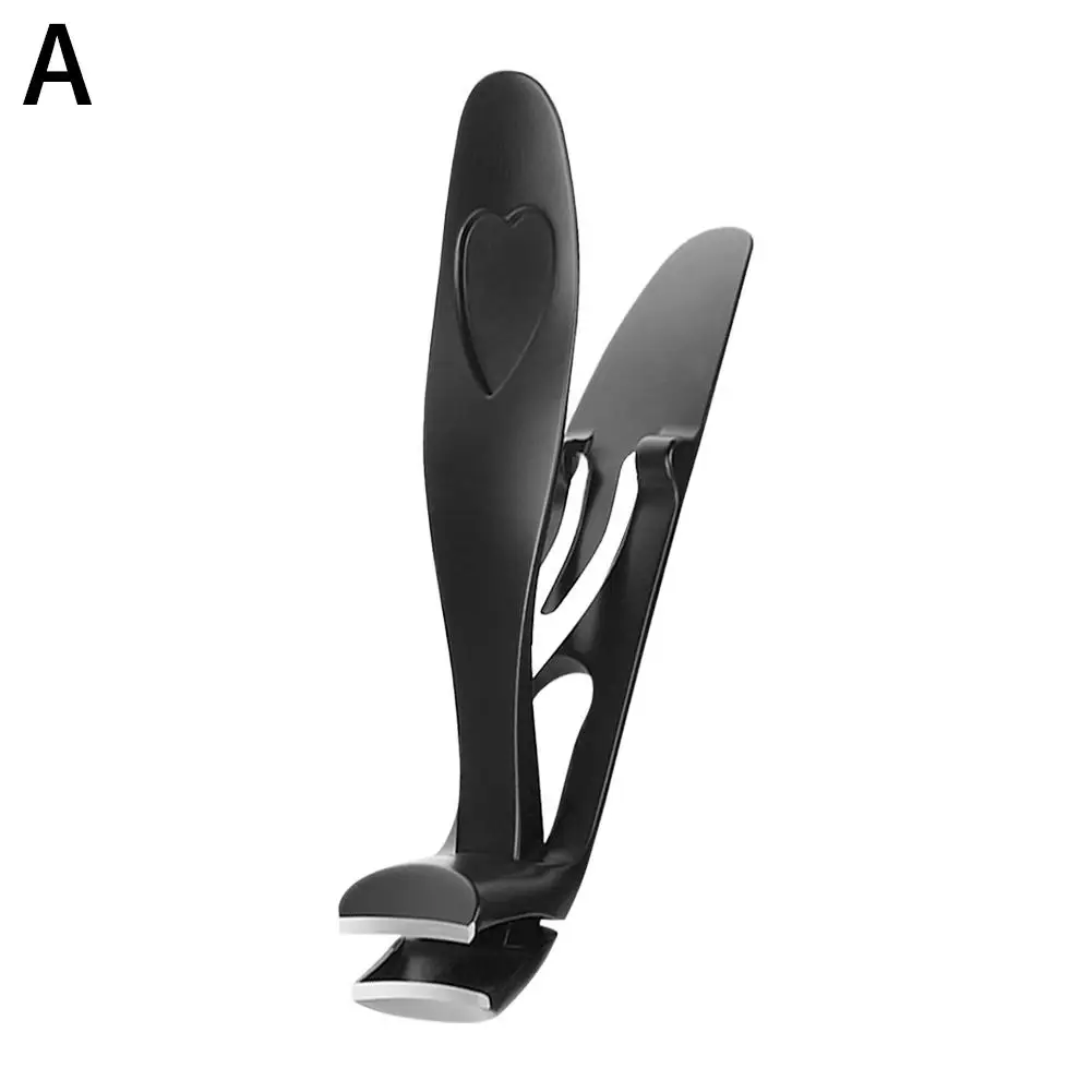 Angled Head Nail Clippers for Seniors Ergonomic Wide Jaw Opening Toenail Clippers Thick Nails Premium Steel Nail Cutter