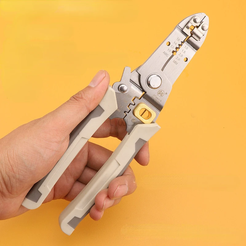 

Японские 8-дюймовые плоскогубцы для зачистки проводов электрика, многофункциональные плоскогубцы для зачистки и разделения проводов, ручные инструменты