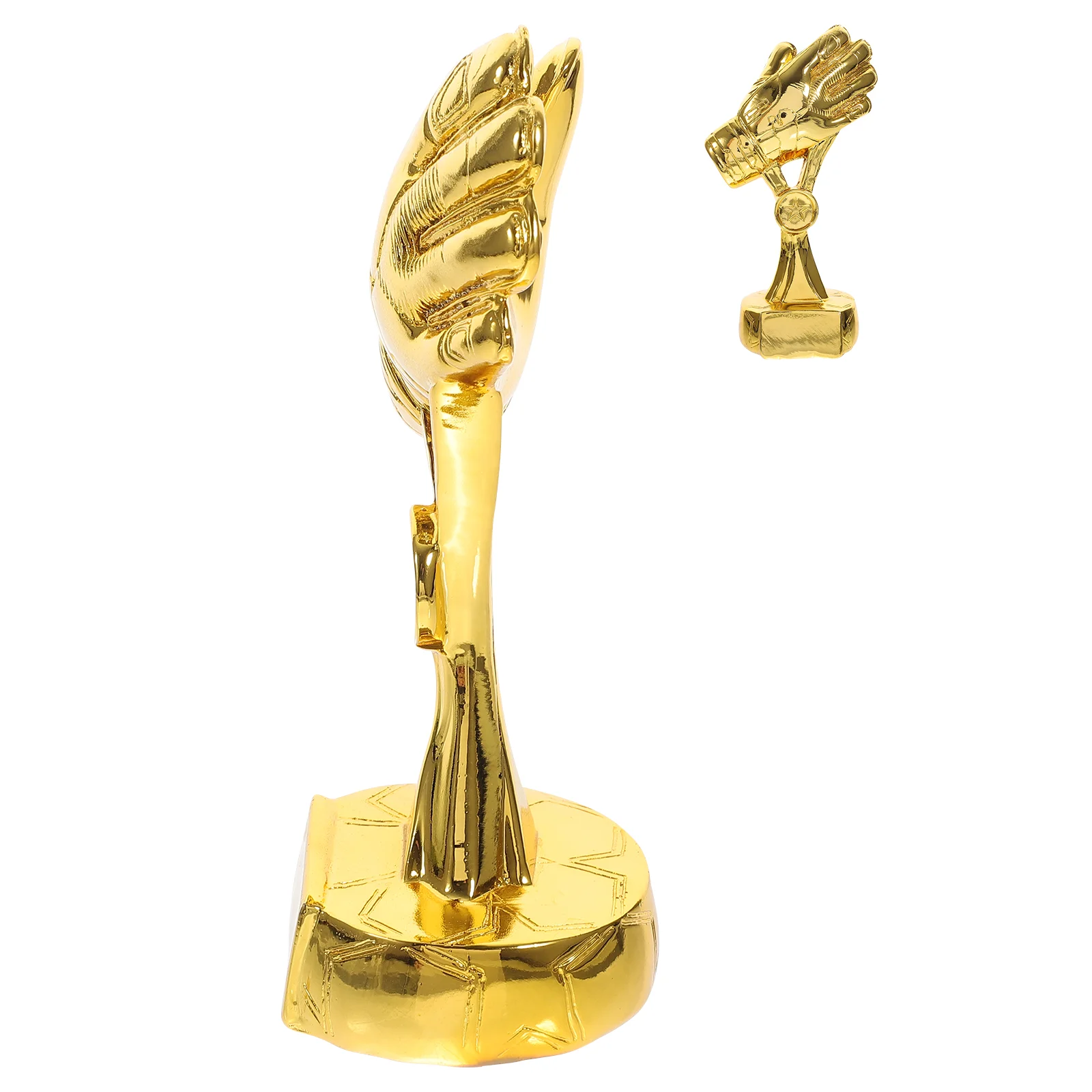 

The Gift Exquisite Soccer Trophy Resin Football Match Trophy Goalkeeper Award Trophy Ornament