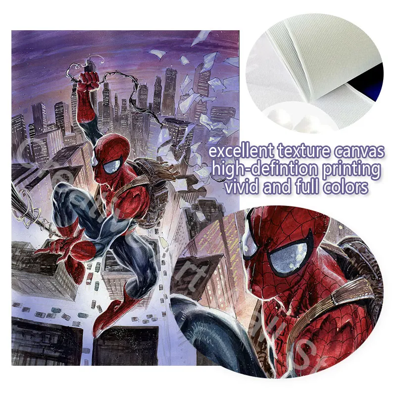 Tableau déco Spiderman effet peinture - Marvel - Tableau Deco