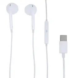 Premium Wired Type - C Earbuds with HiFi Stereo Sound & Inline Microphone (A2)