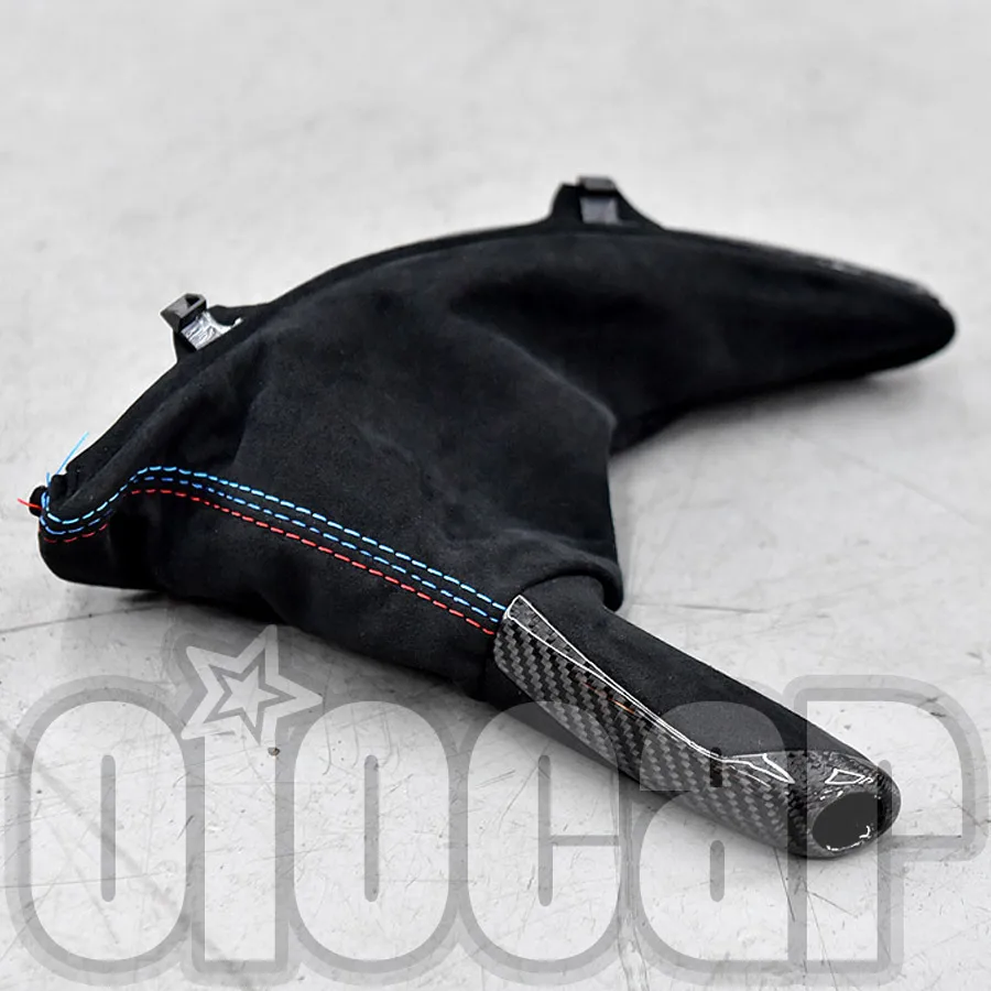 MP Style Carbon Brake Handle Handbrake E-brake With Boot for BMW F80 M3 F82 F83 M4 3Series F30 F31 4Series F32 F33 F36