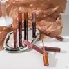 LEEMEMBER Lip Gloss Lava Chocolate Series Lip Glaze Glossy Mirror Effect Moisturize Tint Women Beauty Makeup Cosmetics
