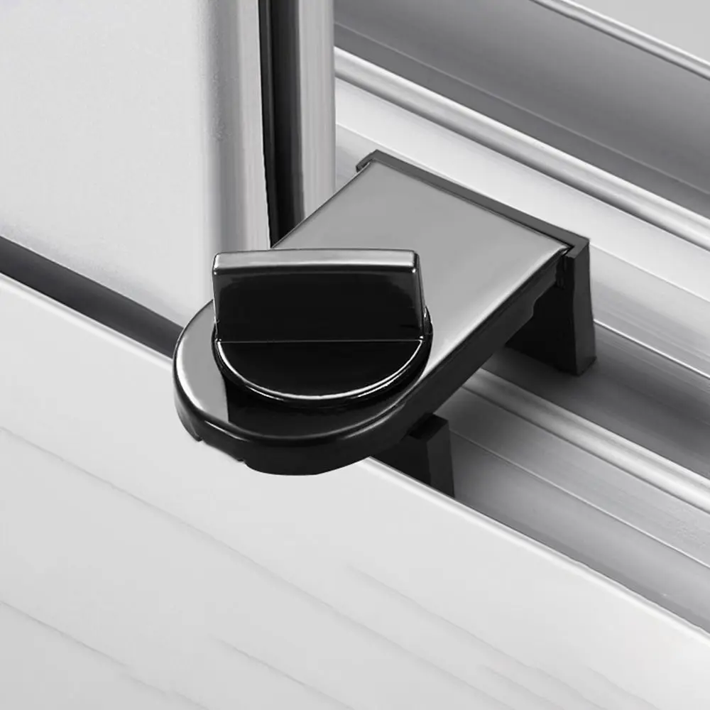 Metal Sliding Window Locks Adjustable Security Protection Window Limiter High Quality Translation Sliding Cabinet Locks