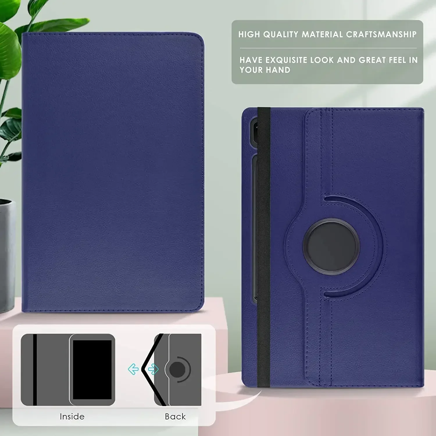Premium 360 Rotating Tablet Case – Sleek Protection and Versatile Stand Functionality