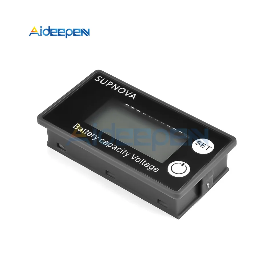 Display Digitale LED Voltmetro Stato Batteria 8-100V Per 12V 24V 36V, XY