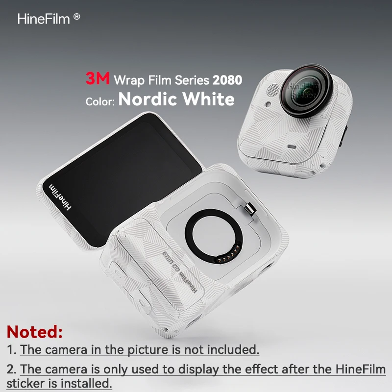 Insta360 GO 울트라 카메라 데칼 스킨 랩 커버 goultra 카메라 스티커 보호대용 Hinefilm 스킨