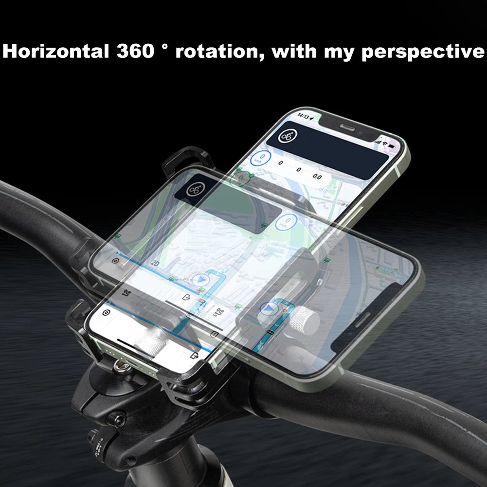 Bicycle Stem Cell Phone Mount Bicycle Mount Phone Holder Universal Bike Cycling Phone Clamp Fit for 1.96 To 3.93 in Smartphone