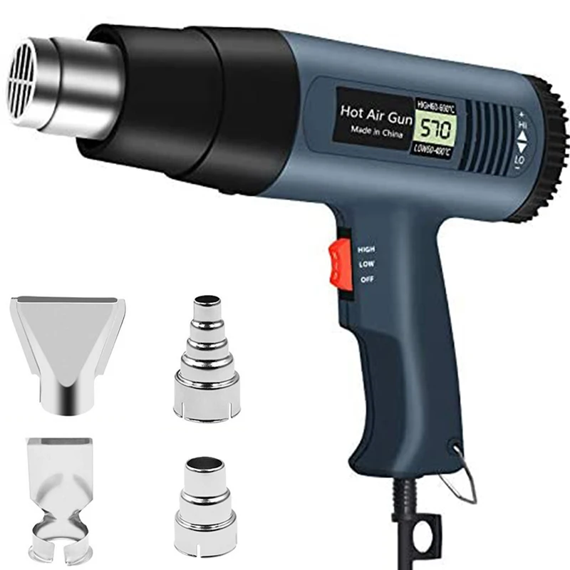 110V/220 US/EU PLUG LCD Display Heat Gun Thermal blower hot air gun Air dryer for soldering Professional power tools hot air gun heat gun